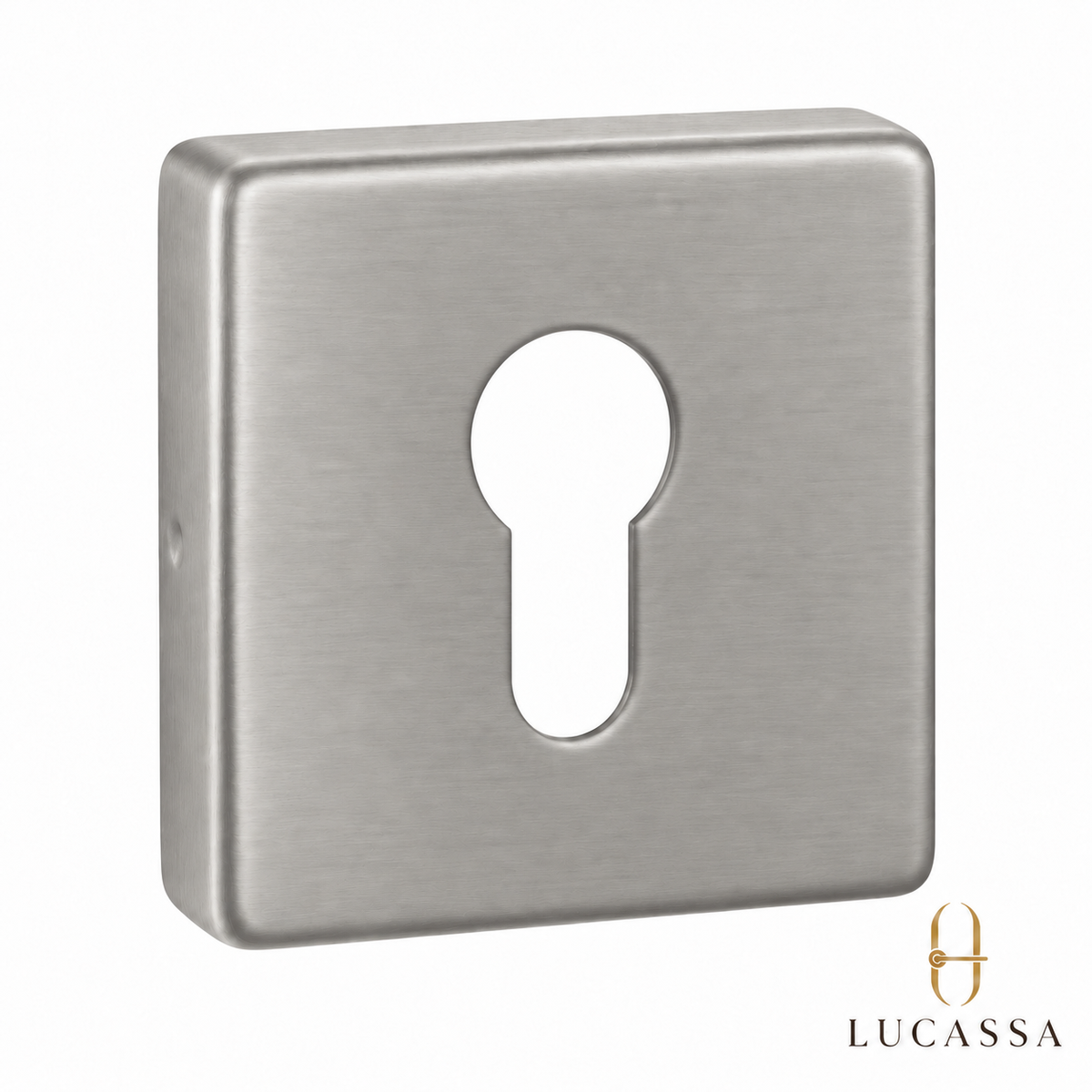 Lucassa cilinderrozet Linea Quadro - RVS