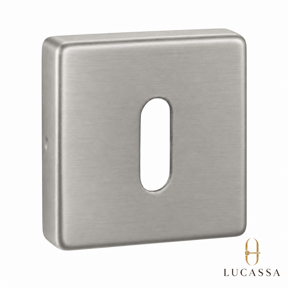 Lucassa sleutelrozet Linea Quadro - RVS