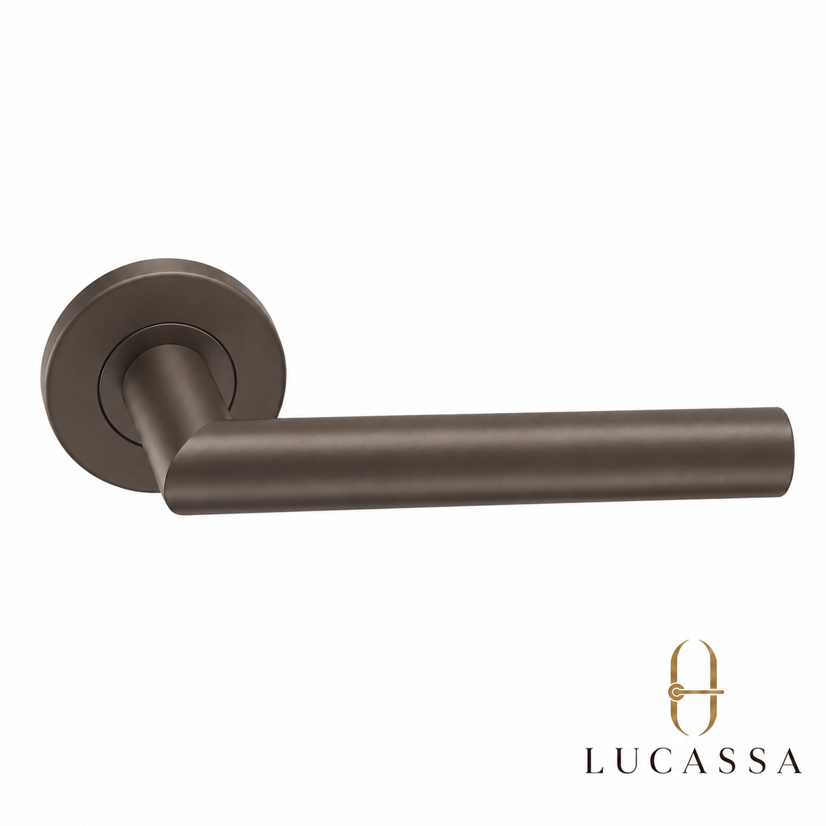 Lucassa deurkruk Linea Rondo - Brons
