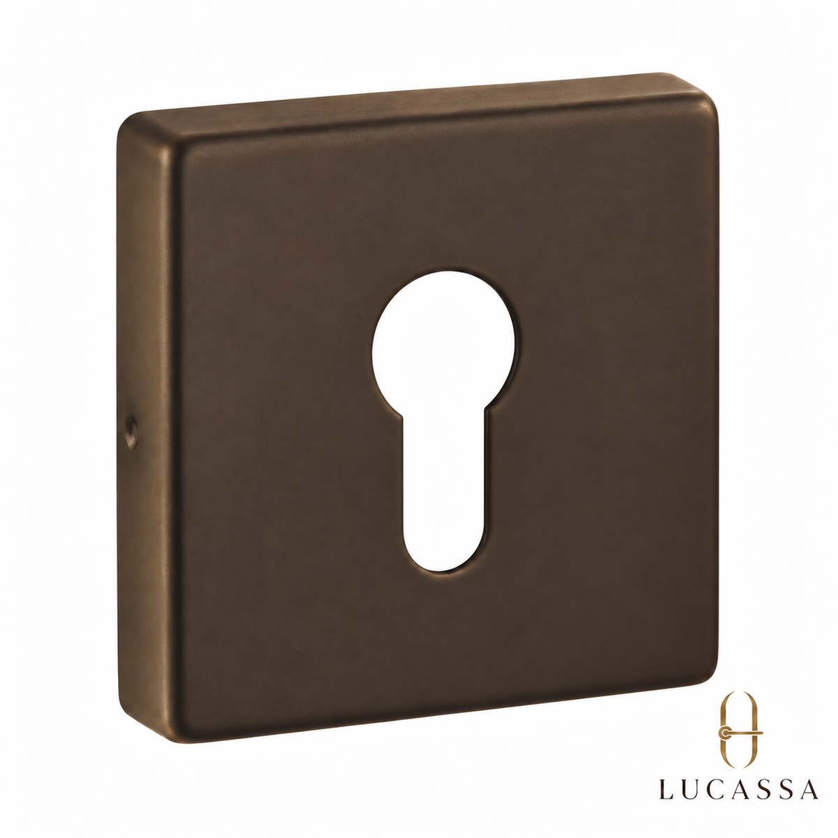 Lucassa cilinderrozet Linea Quadro - Brons
